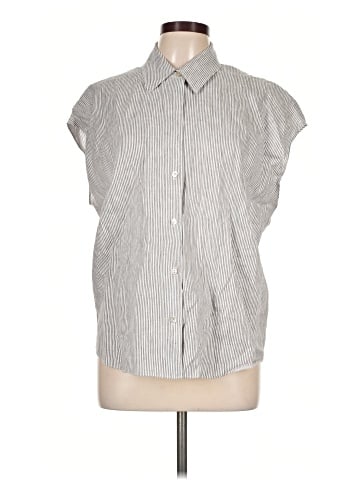 Vince. Sleeveless Button-Down Shirt (view 1)