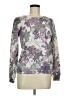 Alfred Dunner Floral Purple Pullover Sweater Size M (petite) - photo 1