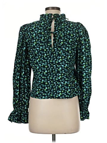 Topshop Long Sleeve Blouse (view 2)