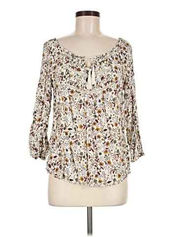 Mossimo Supply Co. 3/4 Sleeve Blouse (view 1)