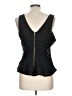 Guess 100% Polyester Black Sleeveless Top Size L - photo 2