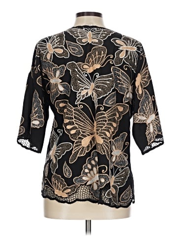 Draper's & Damon's Short Sleeve Blouse (view 2)