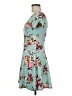 Assorted Brands Floral Teal Casual Dress Size M - photo 5