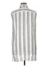 Chico's 100% Linen Stripes White Silver Sleeveless Button-Down Shirt Size XL (3) - photo 2