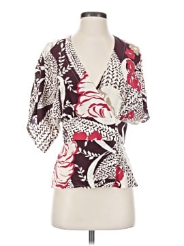 Paul & Joe Short Sleeve Silk Top (view 1)
