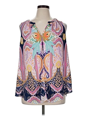 Rose + Olive 3/4 Sleeve Blouse (view 1)