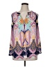 Rose + Olive Pink 3/4 Sleeve Blouse Size 1X - photo 1