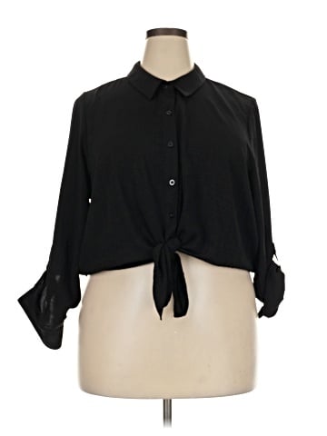 Simply Vera Vera Wang 3/4 Sleeve Blouse (view 1)