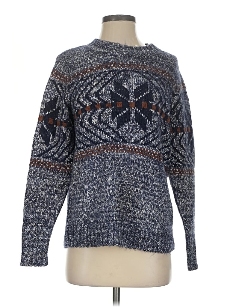 Pre-owned Woolrich Pullover Sweater In Blue
