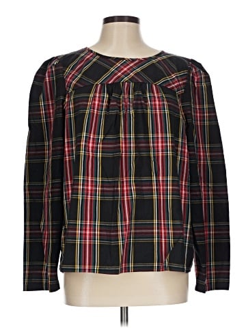 J.Crew Factory Store Long Sleeve Blouse (view 1)