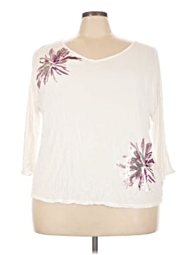 INC International Concepts 3/4 Sleeve T-Shirt (view 1)