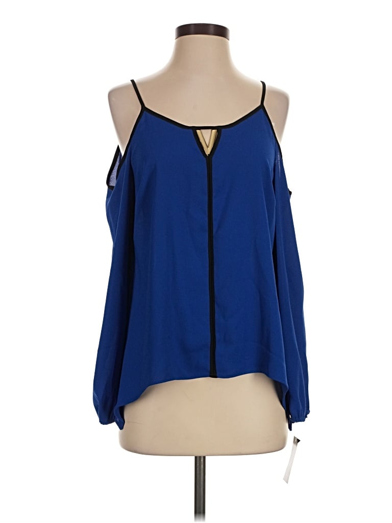 Pre-owned Thalia Sodi Sleeveless Blouse In Blue