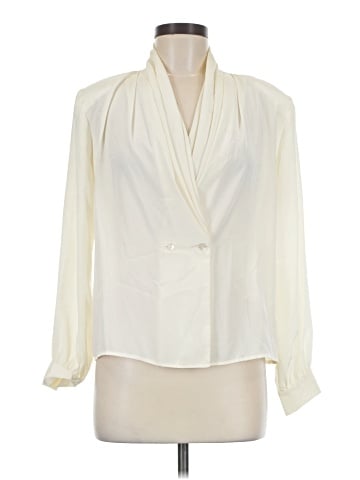 Petite Sophisticate Long Sleeve Blouse (view 1)