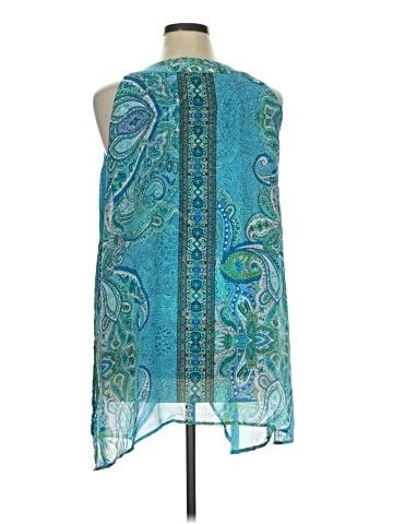 Roz & Ali Sleeveless Blouse (view 2)
