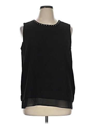Karl Lagerfeld Paris Sleeveless Blouse (view 1)