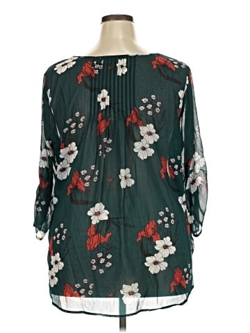 Market and Spruce 3/4 Sleeve Blouse (view 2)