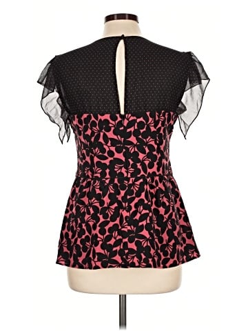 Nanette Lepore Short Sleeve Silk Top (view 2)