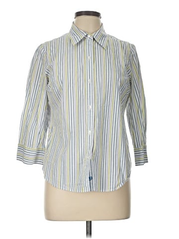 IZOD 3/4 Sleeve Button-Down Shirt (view 1)