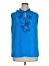 Cato 100% Polyester Blue Sleeveless Blouse Size XL - photo 1