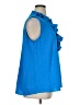 Cato 100% Polyester Blue Sleeveless Blouse Size XL - photo 4