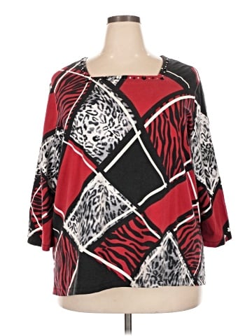 Alfred Dunner 3/4 Sleeve Blouse (view 1)