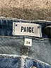 Paige Hearts Blue Jeans Size 24 waist - photo 7