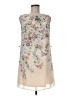 Atmosphere 100% Polyester Floral Tan Casual Dress Size 6 - photo 1