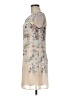 Atmosphere 100% Polyester Floral Tan Casual Dress Size 6 - photo 5