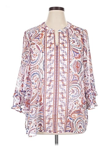 Liz Claiborne 3/4 Sleeve Blouse (view 1)