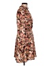 NSR 100% Polyester Floral Orange Cocktail Dress Size L - photo 4