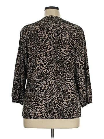 Dana Buchman Long Sleeve Polo (view 2)