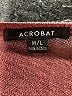 Acrobat Burgundy Poncho Size Med - Lg - photo 7