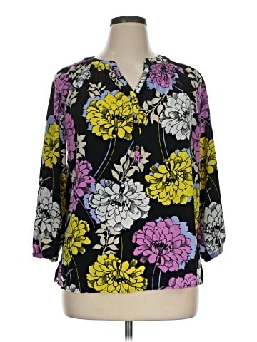 Dana Buchman 3/4 Sleeve T-Shirt (view 1)