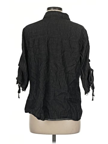 DG^2 by Diane Gilman 3/4 Sleeve Button-Down Shirt (view 2)