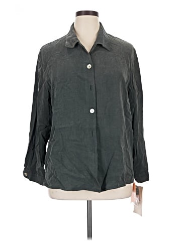 Earth Song 3/4 Sleeve Button-Down Shirt (view 1)