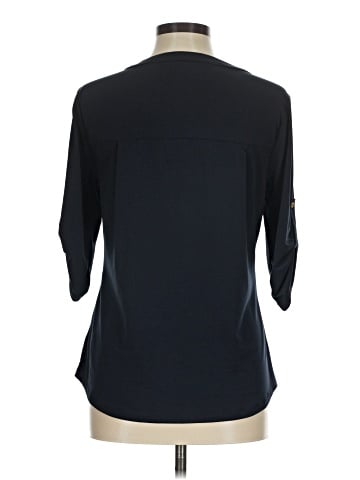 Ellen Tracy 3/4 Sleeve Button-Down Shirt (view 2)