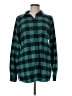 J.Crew Plaid Green Long Sleeve Button-Down Shirt Size 8 (tall) - photo 1