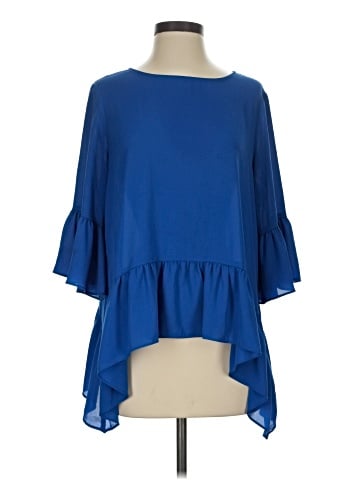 Karen Kane 3/4 Sleeve Blouse (view 1)