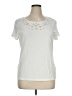 Talbots Ivory Short Sleeve Top Size XL - photo 1