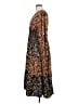 Umgee Paisley Brown Casual Dress Size L - photo 5
