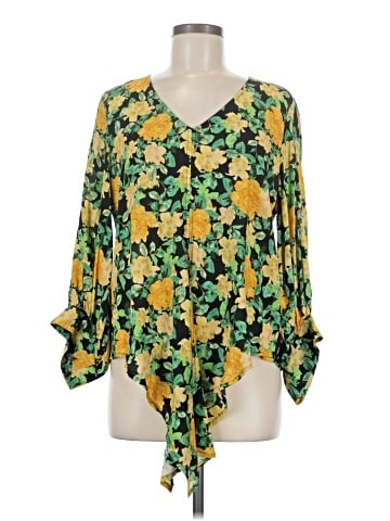 Karen Kane 3/4 Sleeve Blouse (view 1)