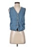 Zara Blue Denim Vest Size S - photo 1