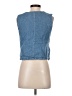 Zara Blue Denim Vest Size S - photo 2