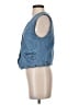 Zara Blue Denim Vest Size S - photo 5