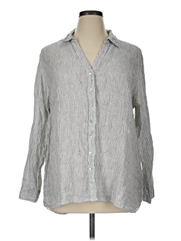 Jones New York Long Sleeve Button-Down Shirt (view 1)
