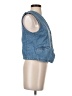 Zara Blue Denim Vest Size S - photo 4