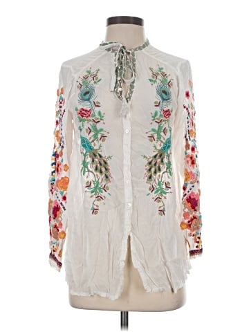Johnny Was 3/4 Sleeve Blouse (view 1)