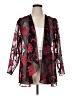 Catherines Burgundy Kimono Size 0X - photo 1