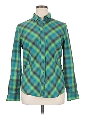 New York & Company Long Sleeve Button-Down Shirt (view 1)