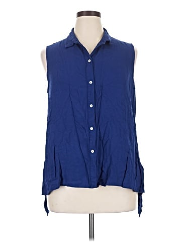Fever Sleeveless Button-Down Shirt (view 1)